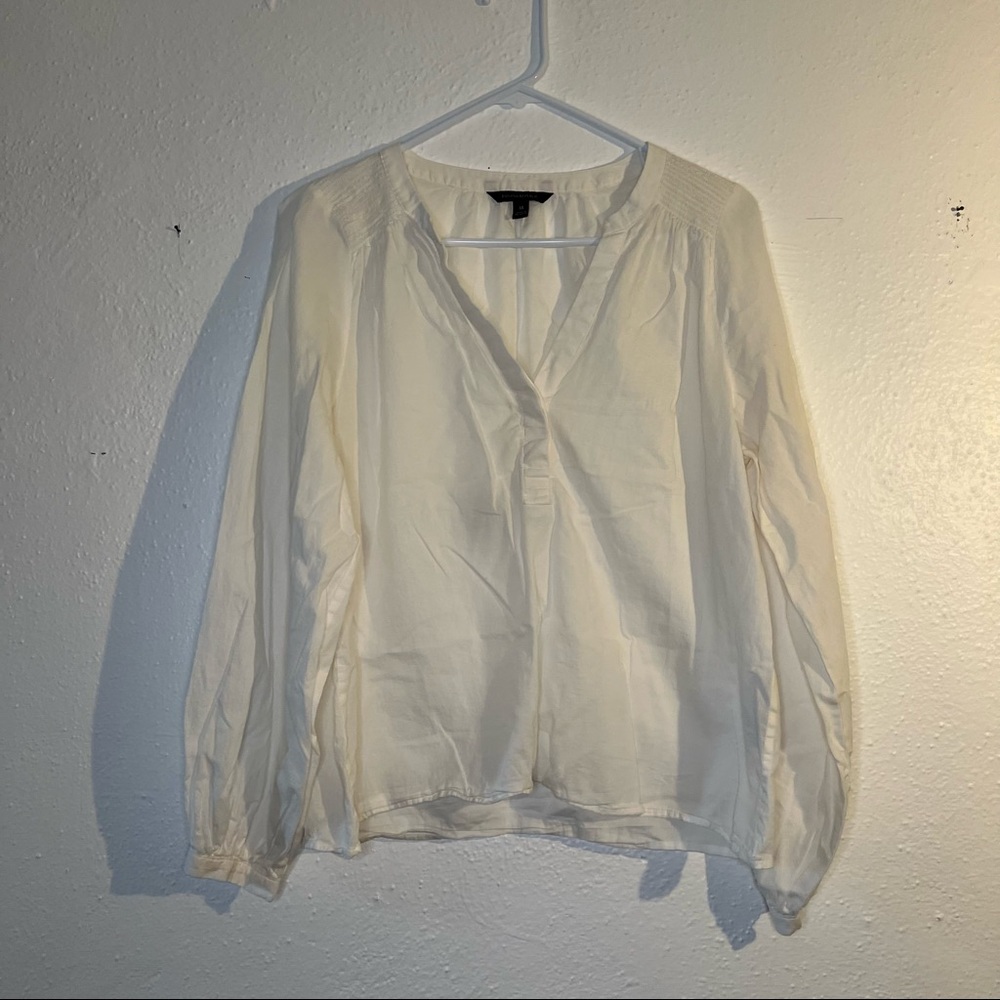 Banana Republic White Blouse